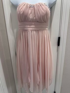 Sequin Hearts Soft Pink Dress